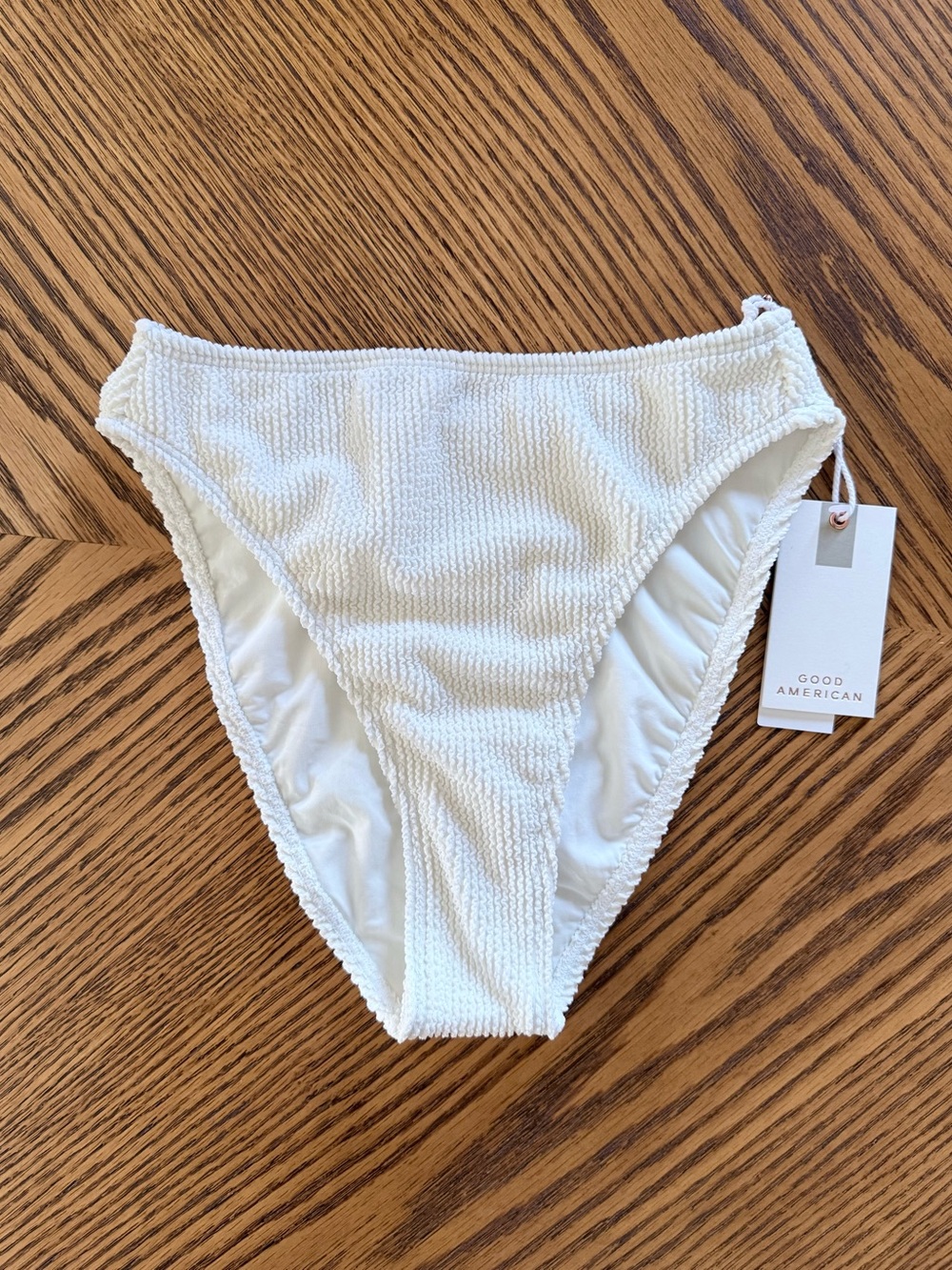 GOOD AMERICAN Always Fits Bikini Bottoms - Cloud White